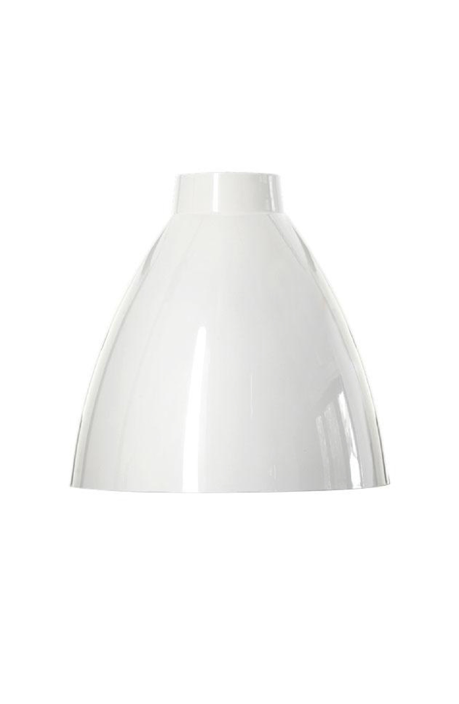 Abat-jour pour suspension en aluminium laqué blanc (photo) Abat-jour pour suspension en aluminium laqué blanc