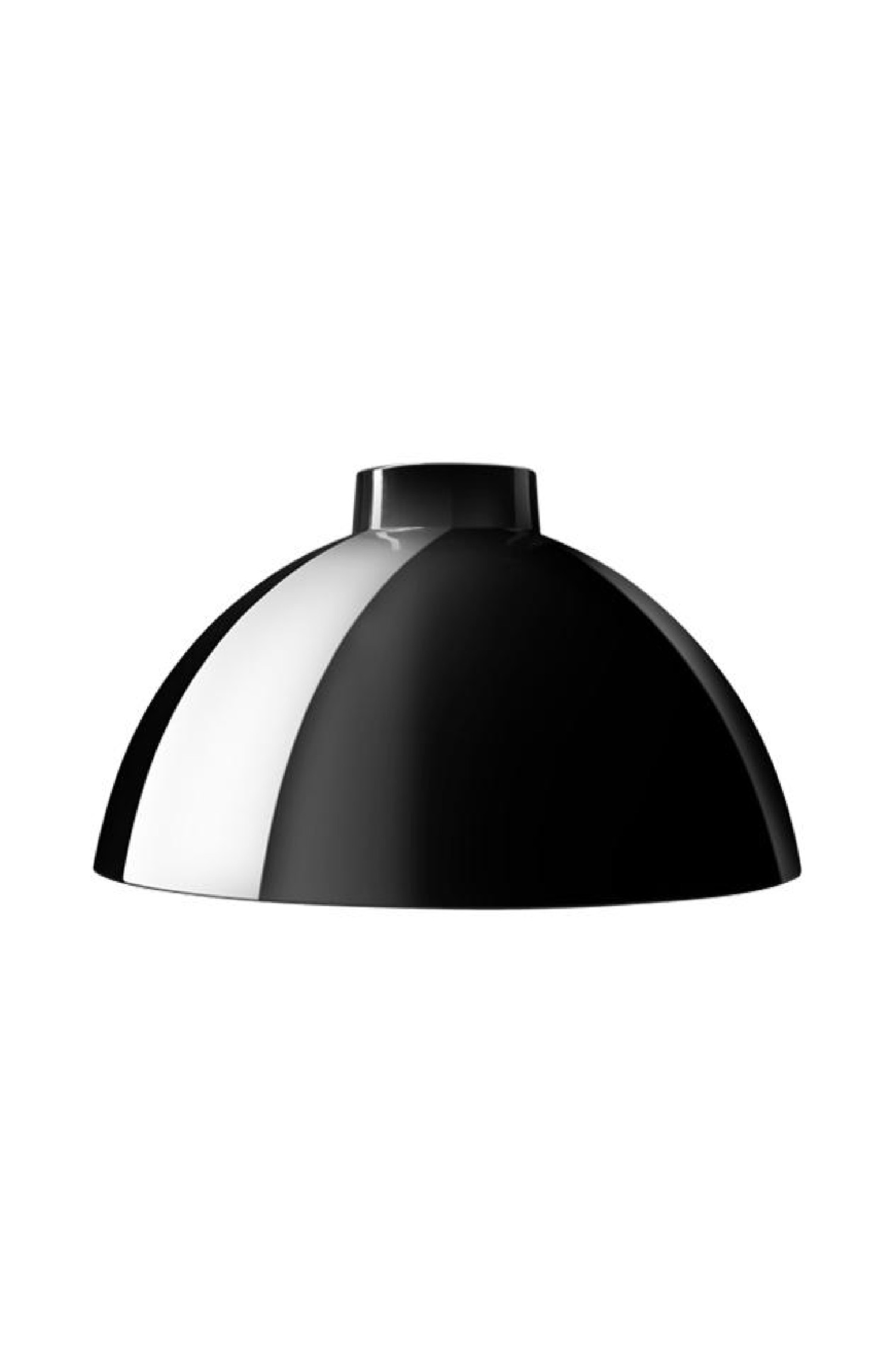Abat-jour pour suspension en aluminium laqué noir (photo) Abat-jour pour suspension en aluminium laqué noir
