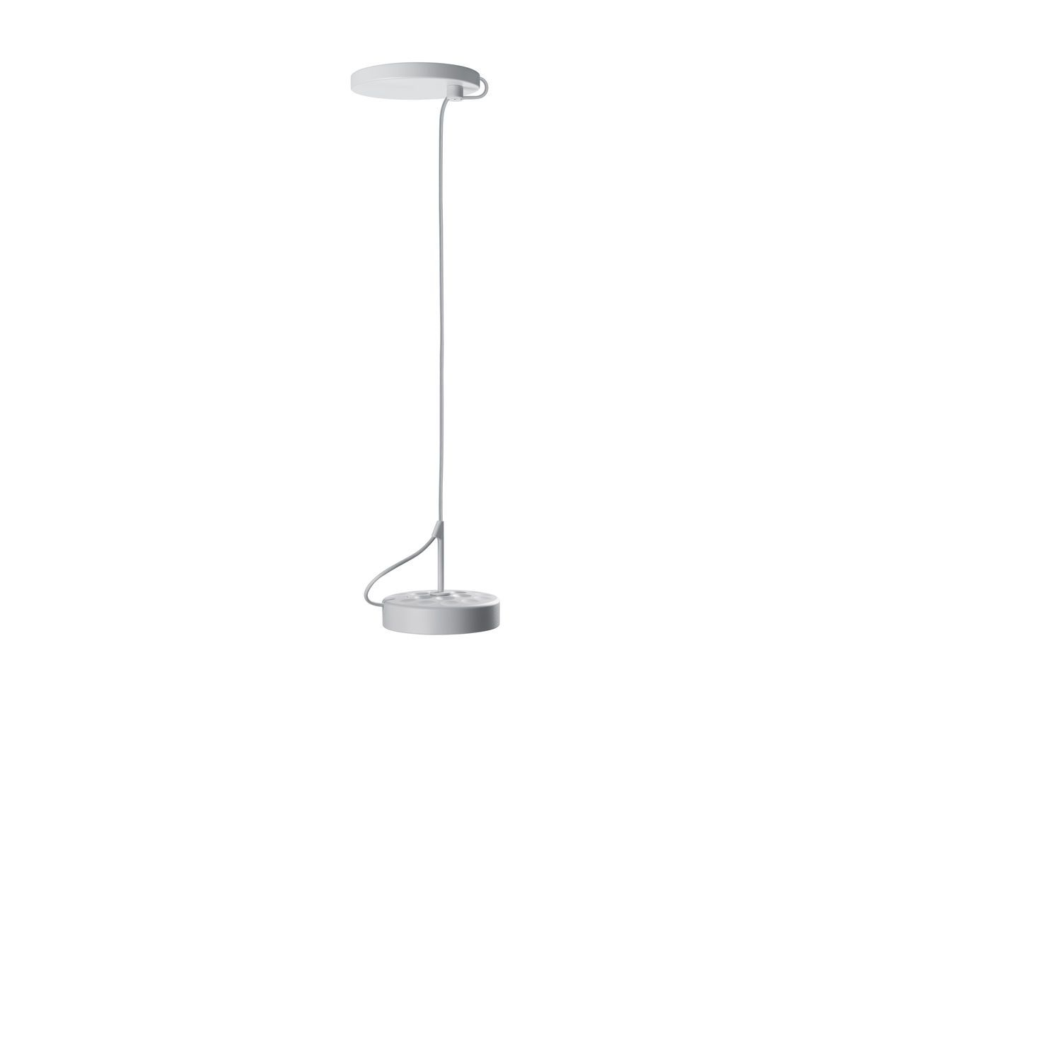 Suspension grise une flamme Suspension grise une flamme