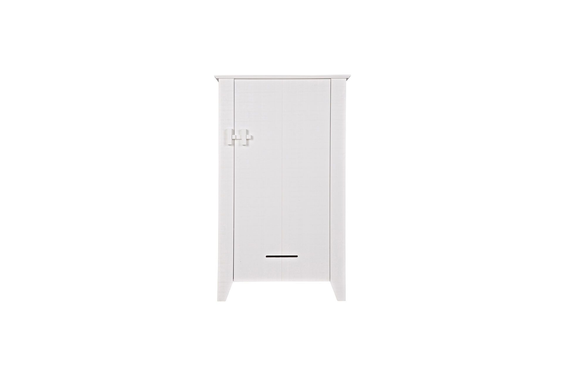 Armoire 1 porte en pin brut blanc Armoire 1 porte en pin brut blanc