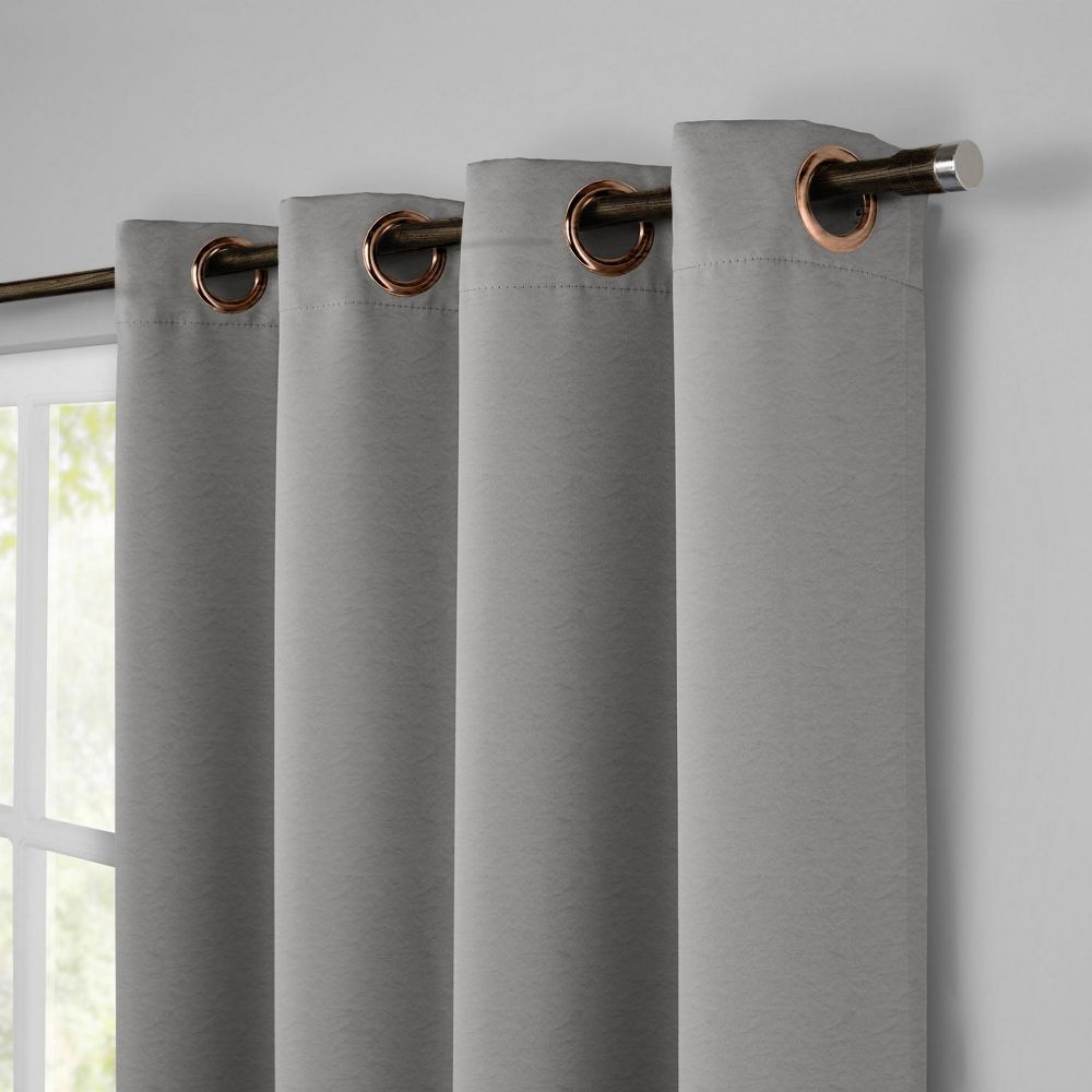 Rideaux voilage en lin Gris 140x280 Rideaux voilage en lin Gris 140x280