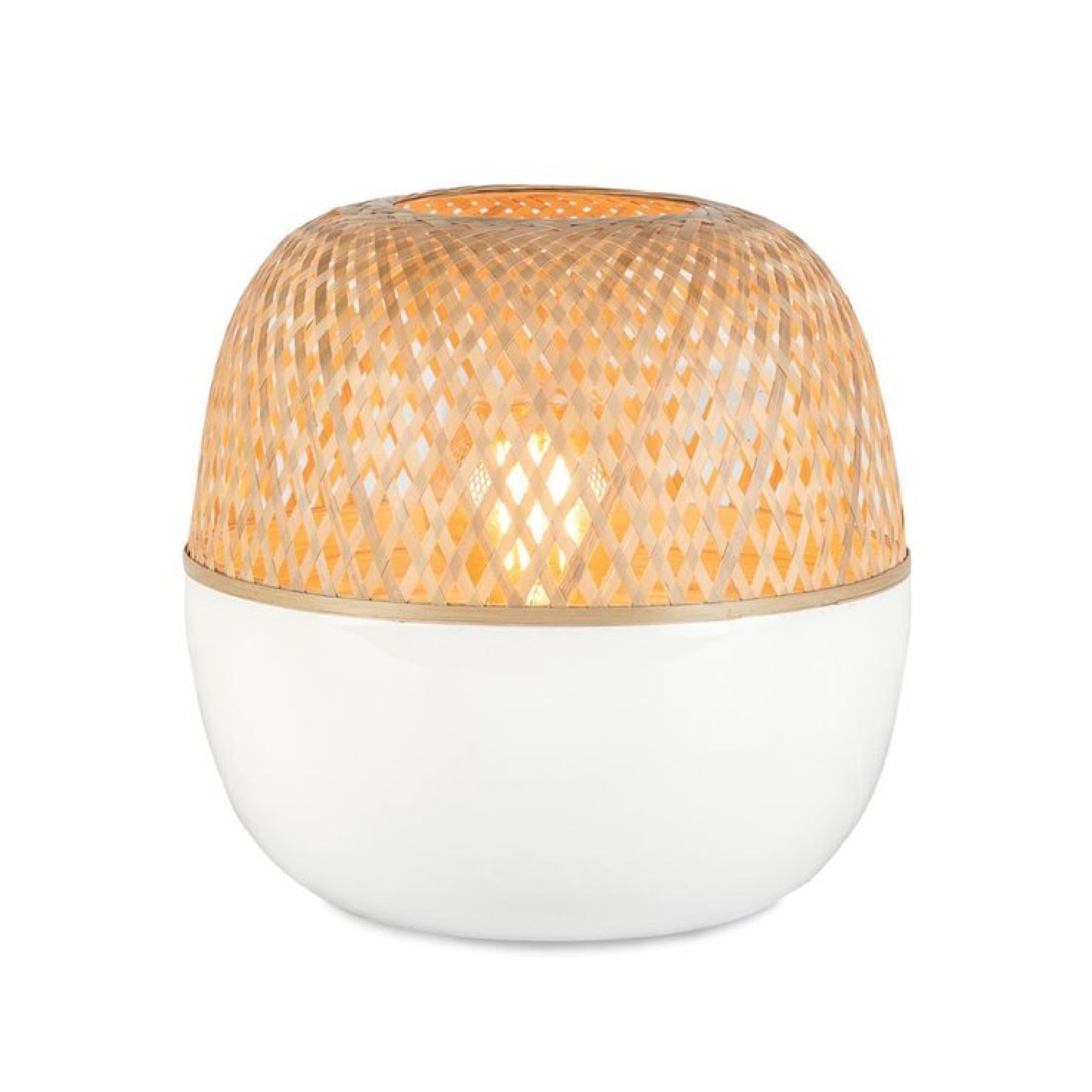 Lampe à poser bambou H29cm Lampe à poser bambou H29cm