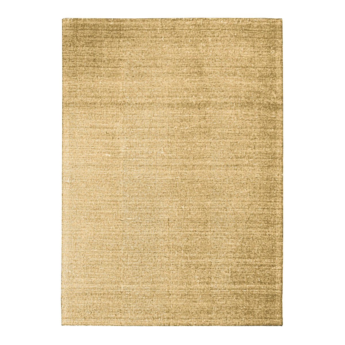 Tapis en laine et coton ocre 160x230 Tapis en laine et coton ocre 160x230