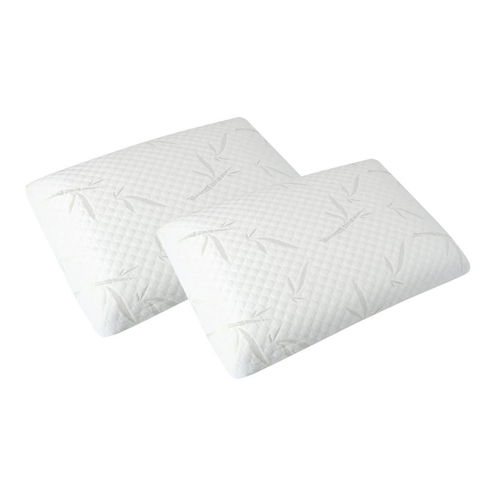 Lot de 2 oreillers mémoire de forme (photo) Lot de 2 oreillers mémoire de forme