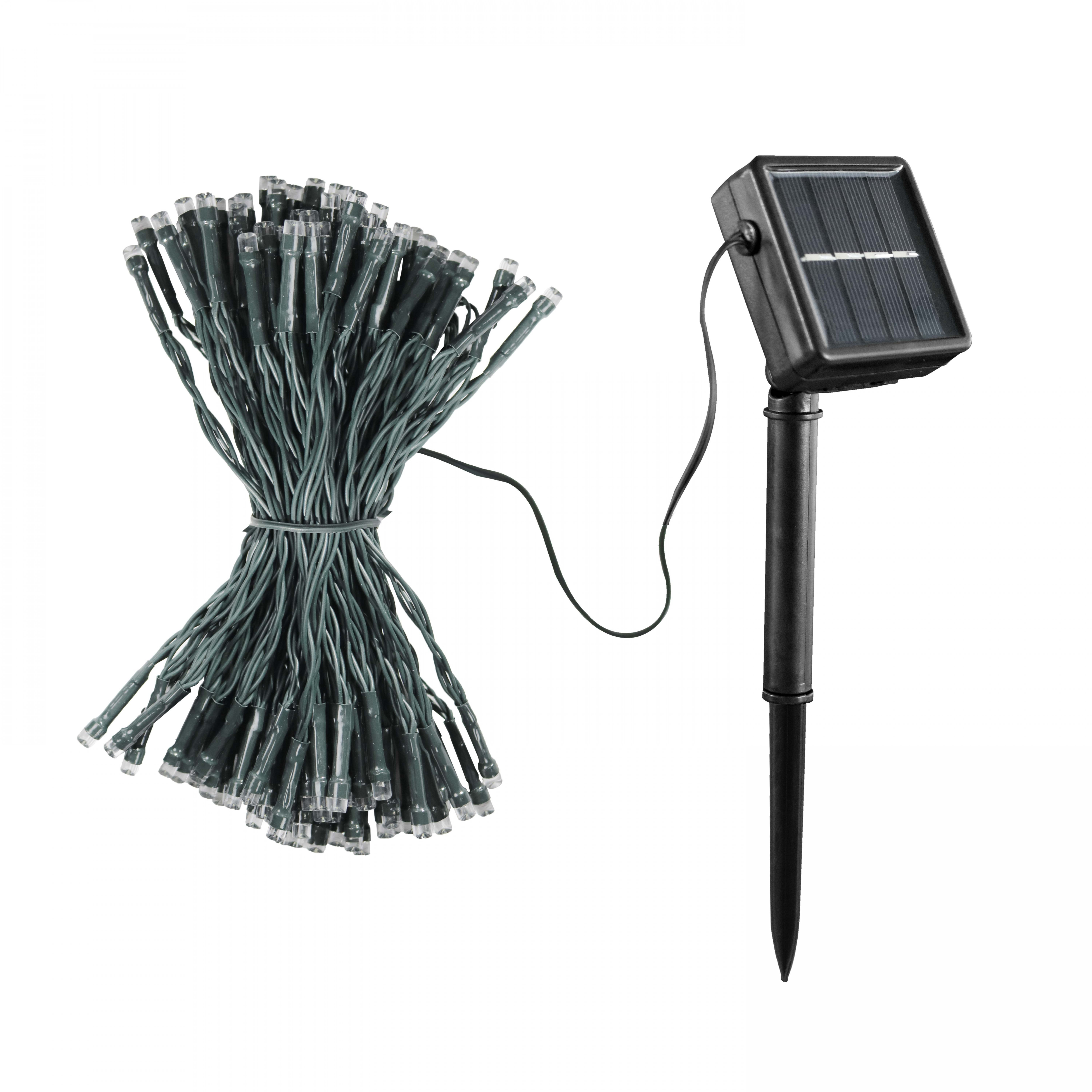 Guirlande solaire 200 LED 22m blanc Guirlande solaire 200 LED 22m blanc