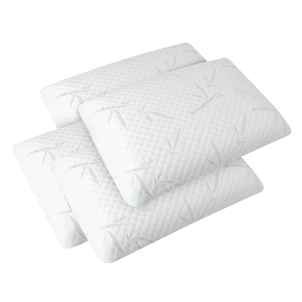Lot de 4 oreillers 40x60 Mémoire de forme s Lot de 4 oreillers 40x60 Mémoire de forme s