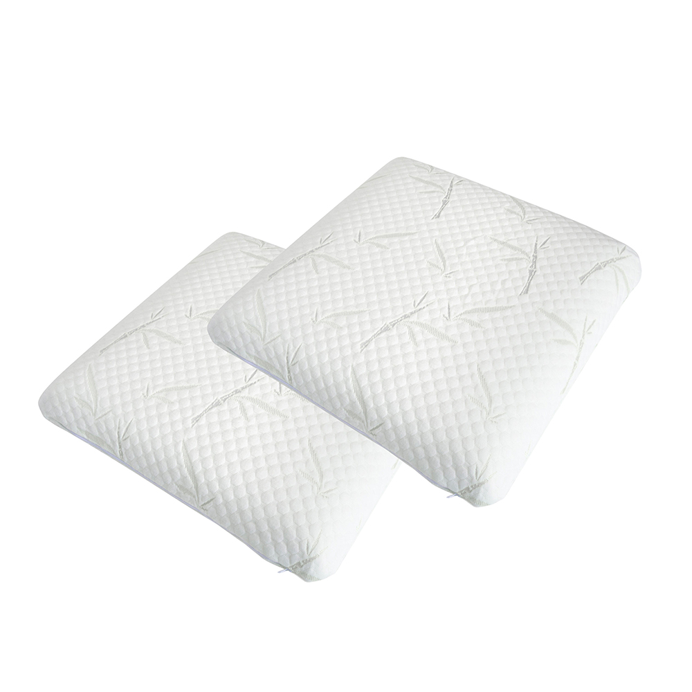 Lot de 2 oreillers mémoire de forme (photo) Lot de 2 oreillers mémoire de forme