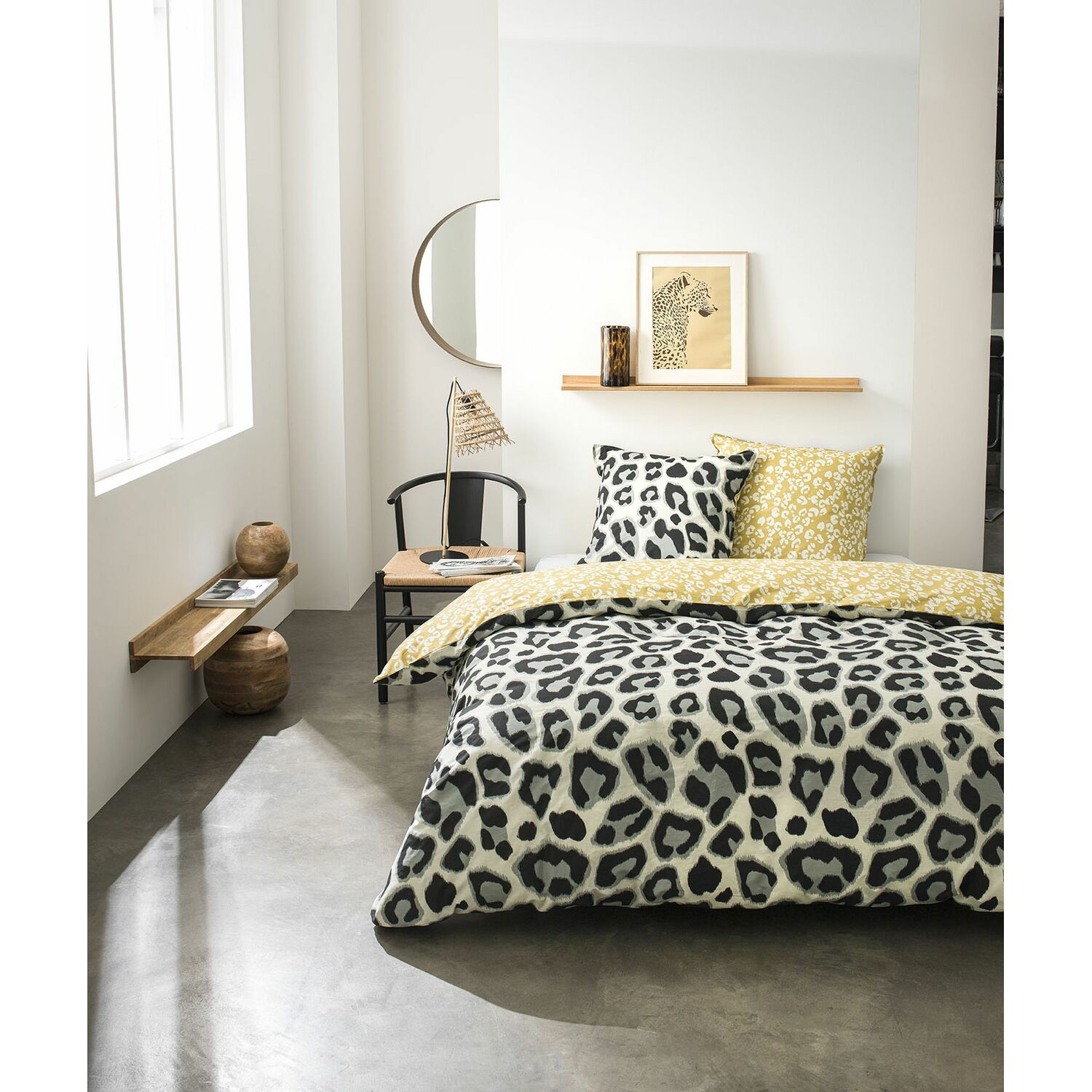 Parure de lit en coton blanc 240x260 Parure de lit en coton blanc 240x260