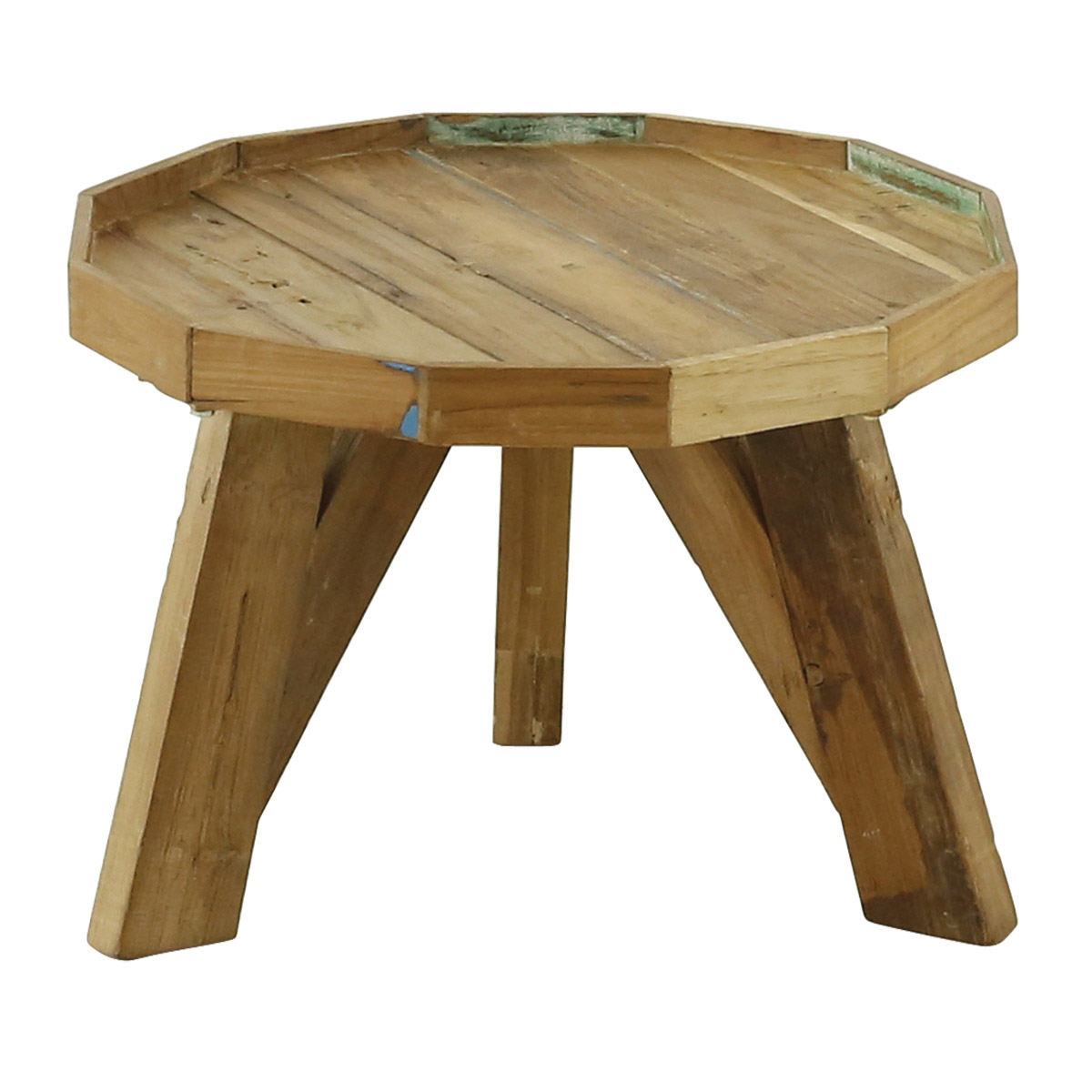 Table basse ronde en bois 50 cm