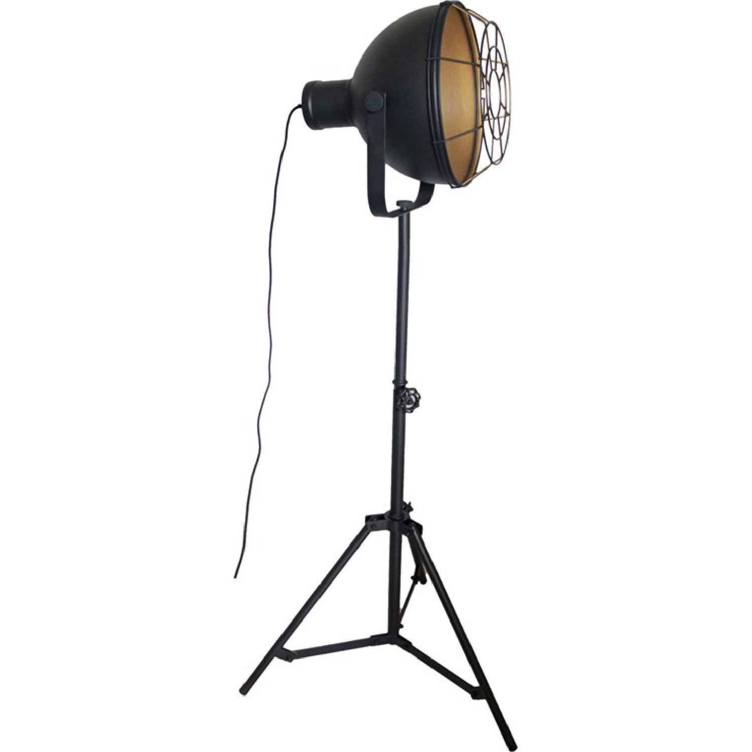 Lampadaire métal H166cm (photo) Lampadaire métal H166cm