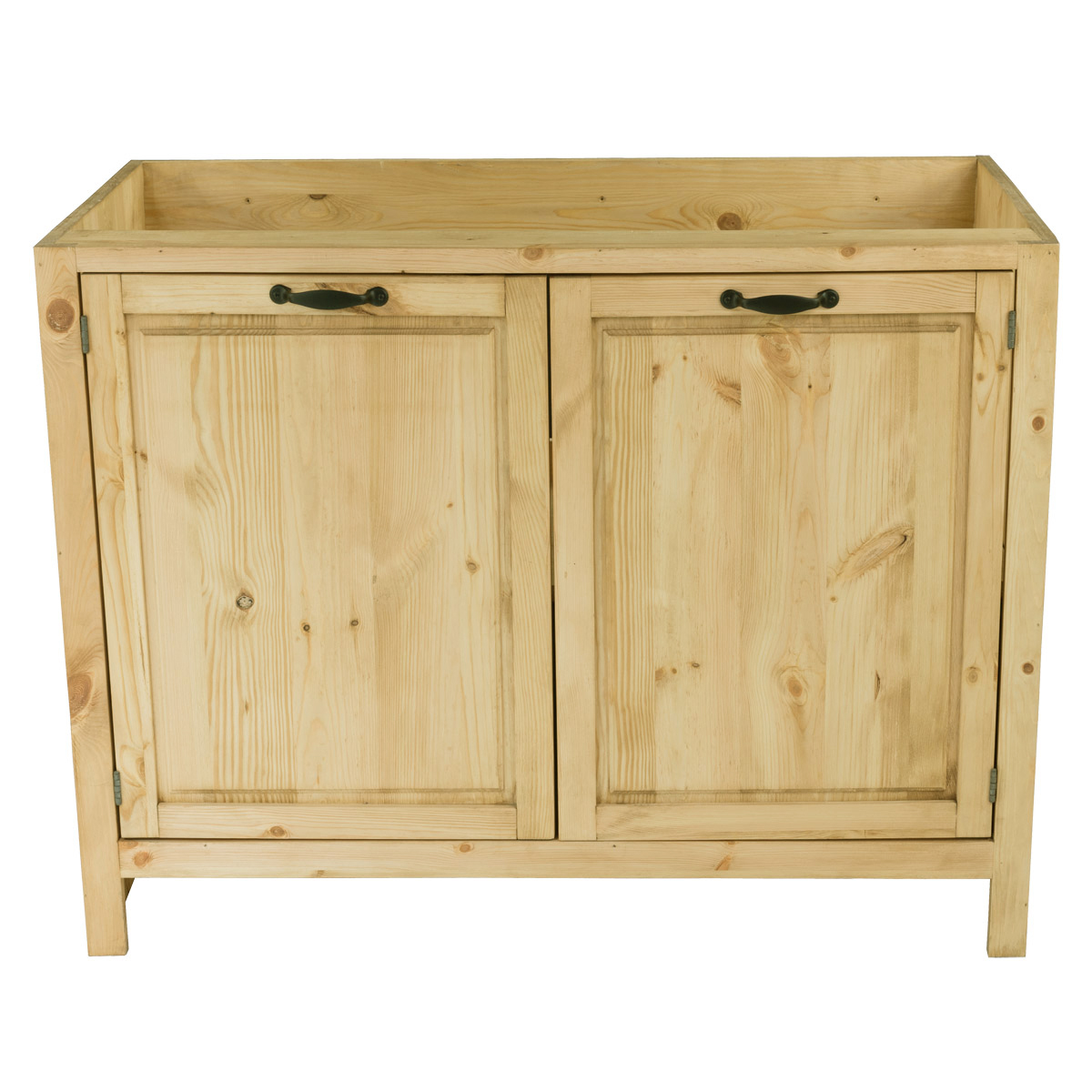 Meuble sous évier pin massif 120 cm 2 portes Meuble sous évier pin massif 120 cm 2 portes
