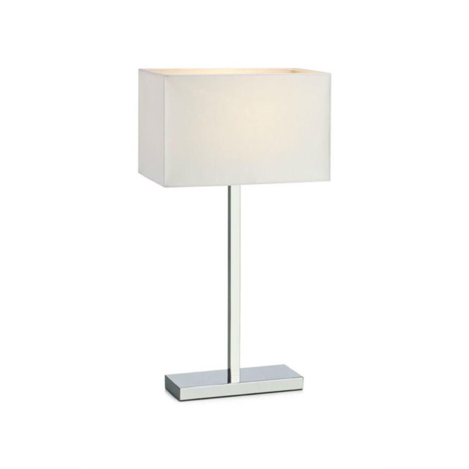Lampe à poser avec port USB métal argenté/tissu H50cm Lampe à poser avec port USB métal argenté/tissu H50cm