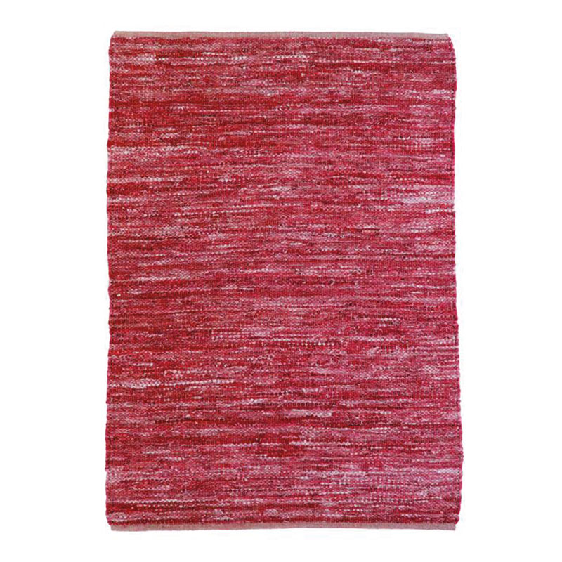 Tapis en cuir tressé burgundy 190x290 Tapis en cuir tressé burgundy 190x290