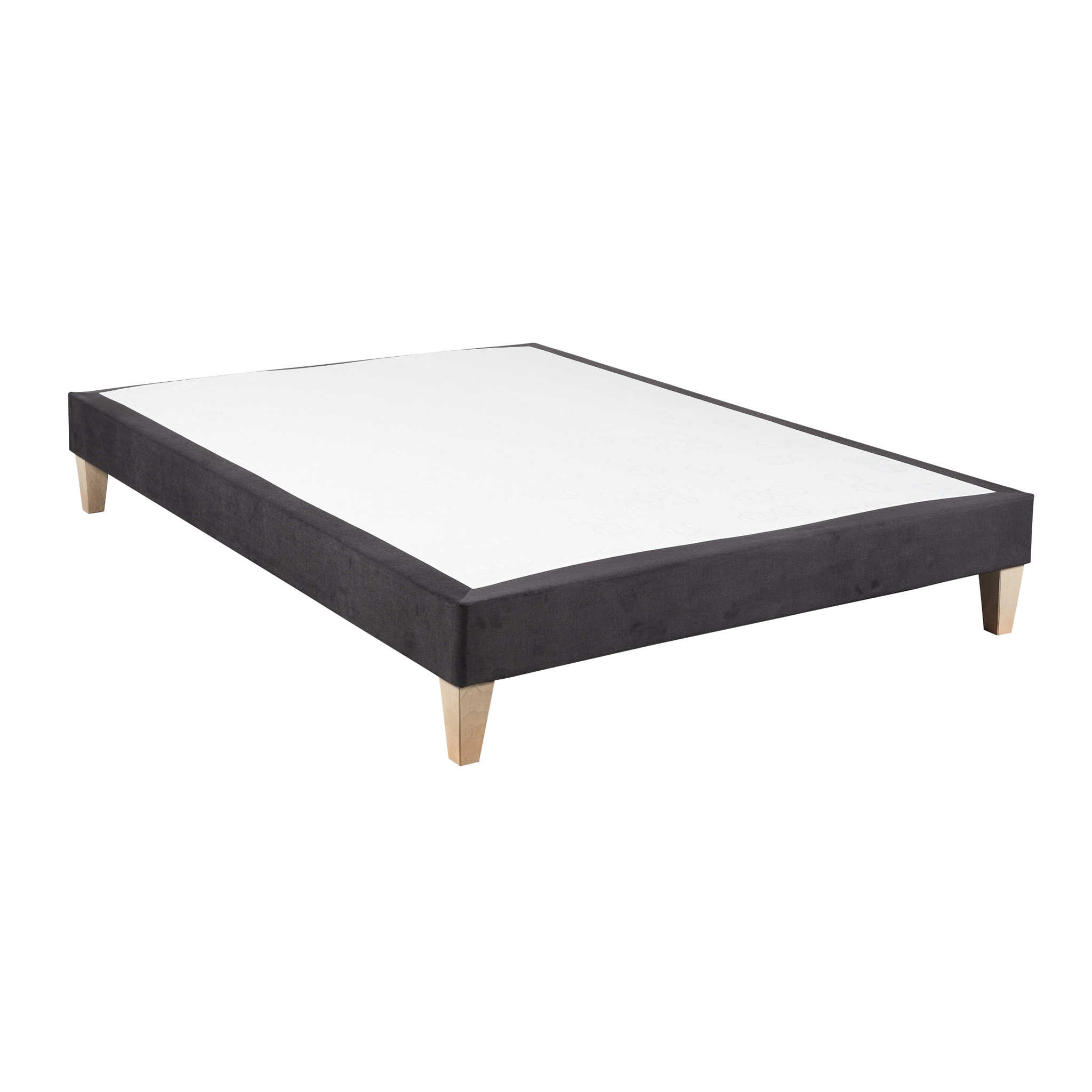 Sommier déco gris charcoal 160x200 Sommier déco gris charcoal 160x200