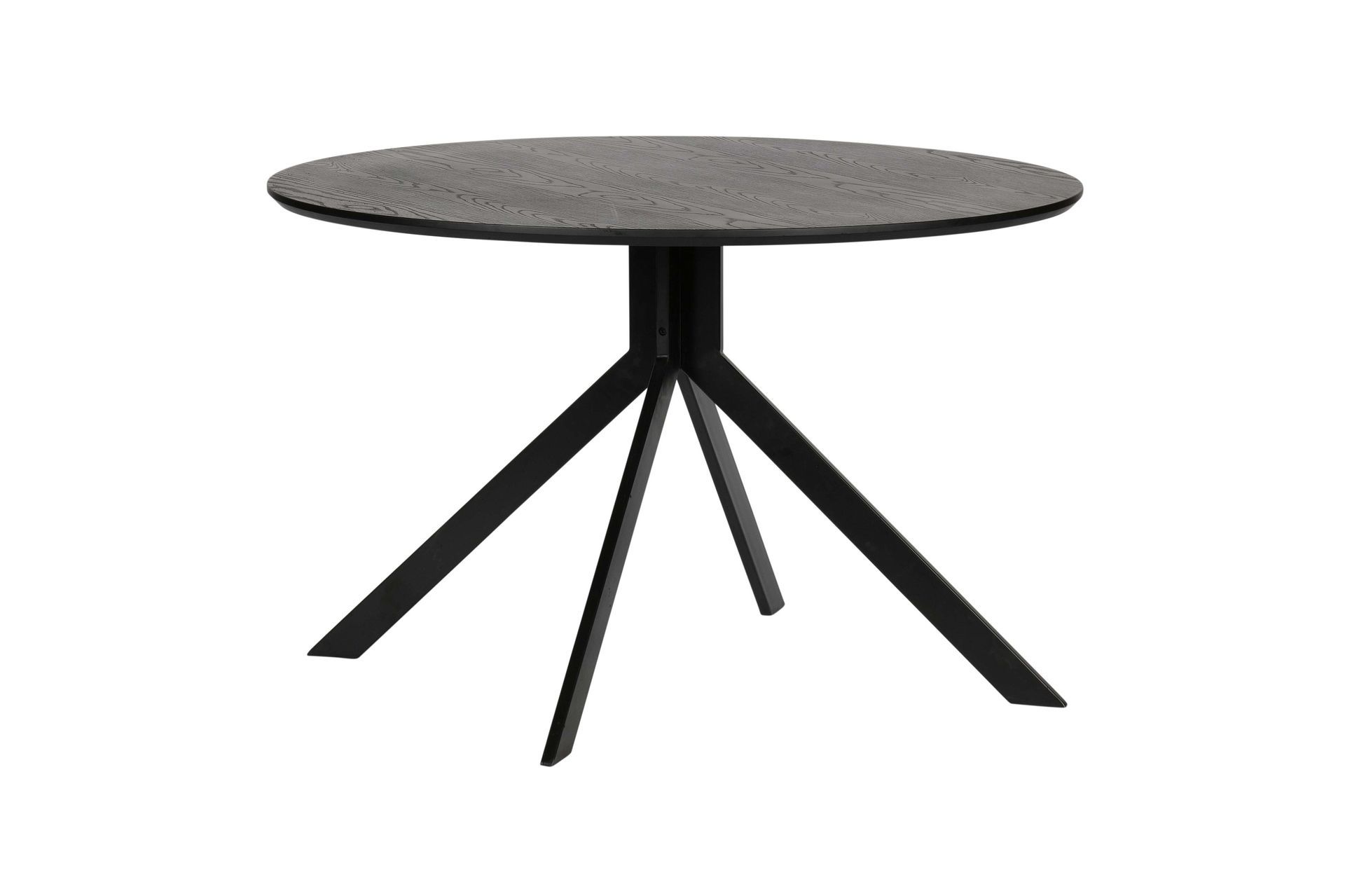Table à Manger en bois D120cm noir