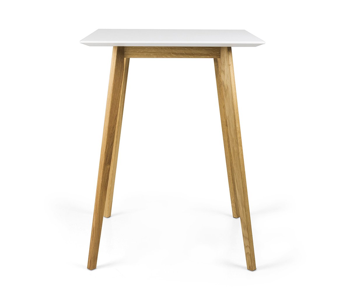 Table haute 105cm scandinave en bois