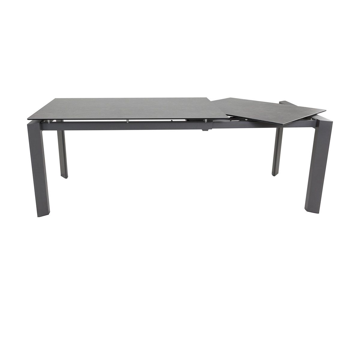 Table céramique extensible 160 x 90 cm avec allonge intégrée