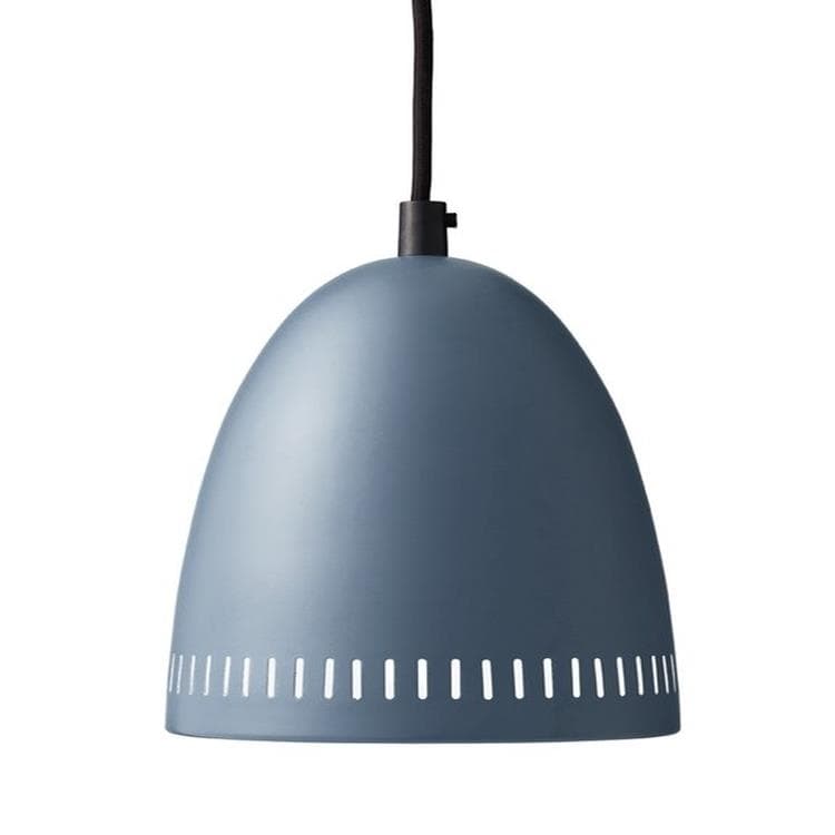 Lampe suspension bleu fumée mat Lampe suspension bleu fumée mat