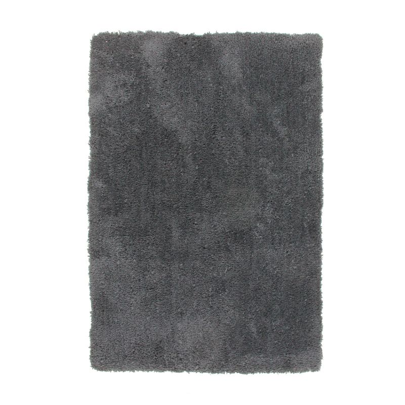 Tapis toucher laineux et extra-doux gris foncé 160x230 Tapis toucher laineux et extra-doux gris foncé 160x230