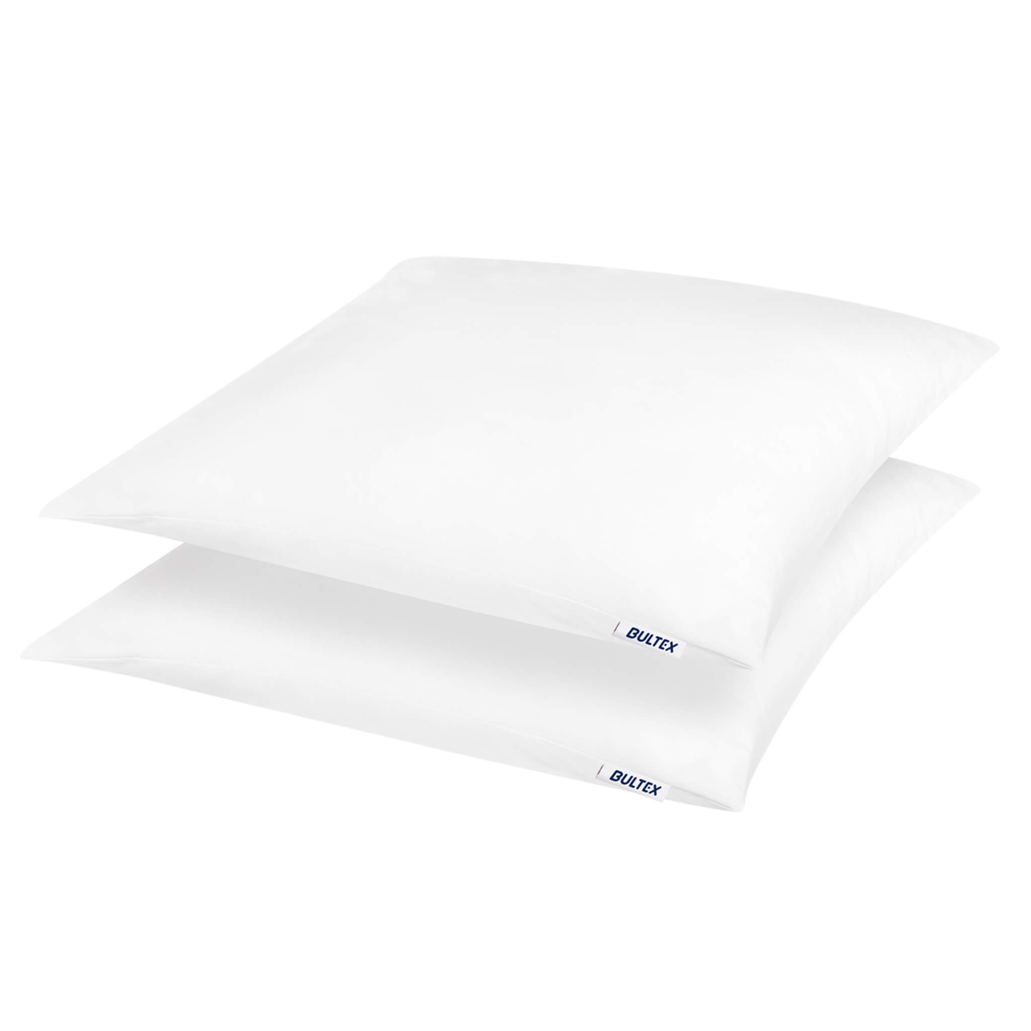 Lot de 2 oreillers moelleux en polyester 60x60 (photo) Lot de 2 oreillers moelleux en polyester 60x60