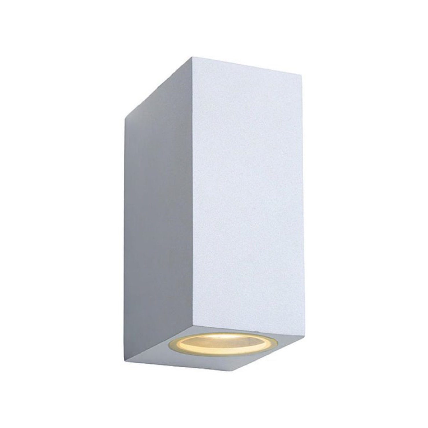 Applique LED d'extérieur 2 lumières métal blanc H15cm Applique LED d'extérieur 2 lumières métal blanc H15cm