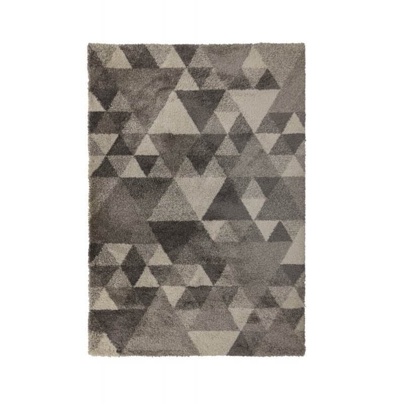 Tapis Design Géométrique Gris et Ivoire Dakari 80 x 150 Tapis Design Géométrique Gris et Ivoire Dakari 80 x 150