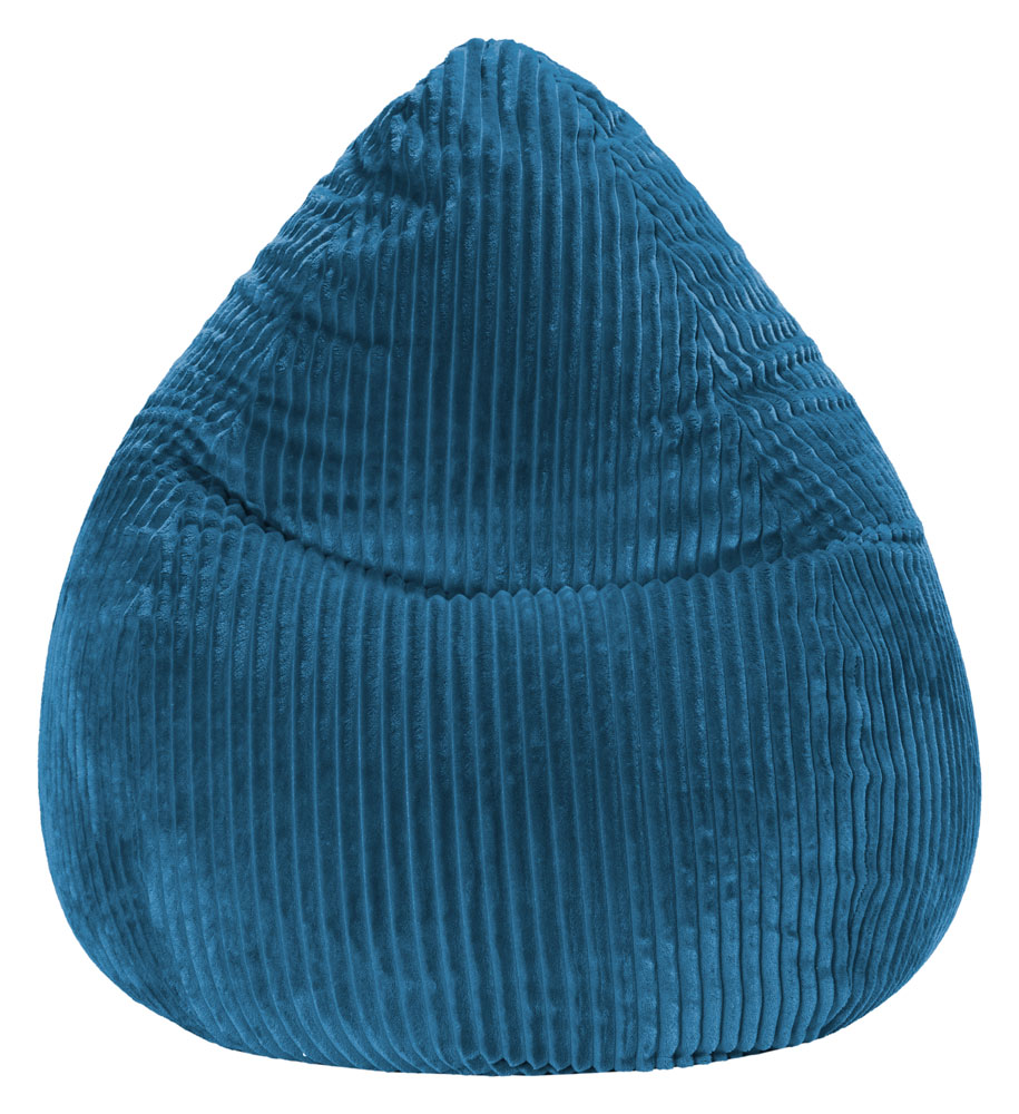 Pouf design d'intérieur en velours bleu pétrole (photo) Pouf design d'intérieur en velours bleu pétrole