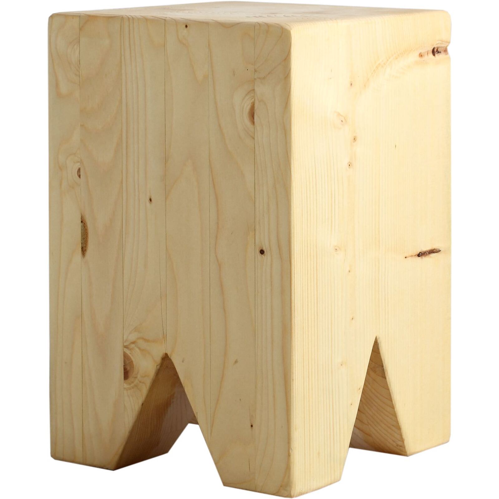 Table d’apppoint rectangulaire en chêne clair h45cm
