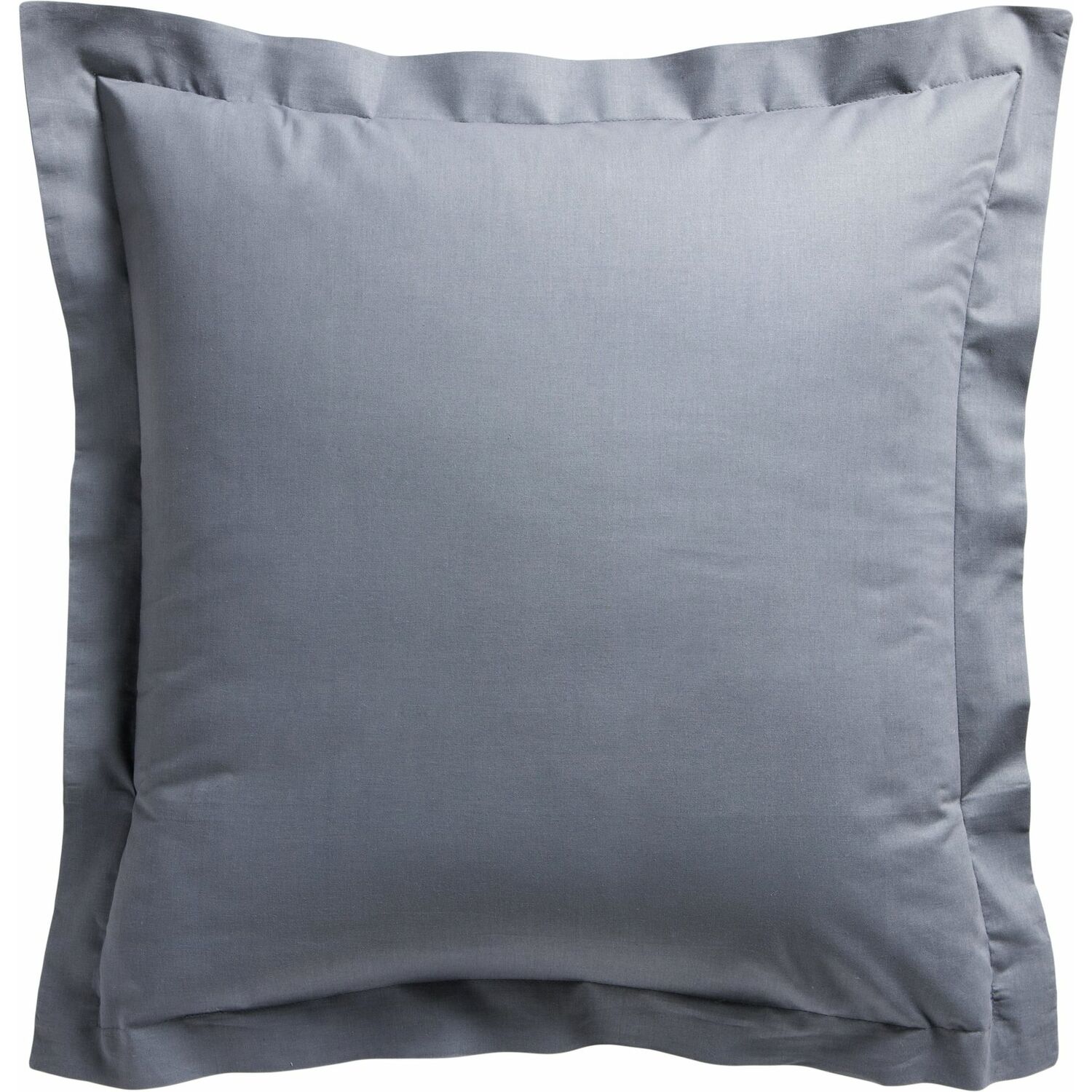 Taie d'oreiller percale de coton gris foncé 65x65 cm Taie d'oreiller percale de coton gris foncé 65x65 cm