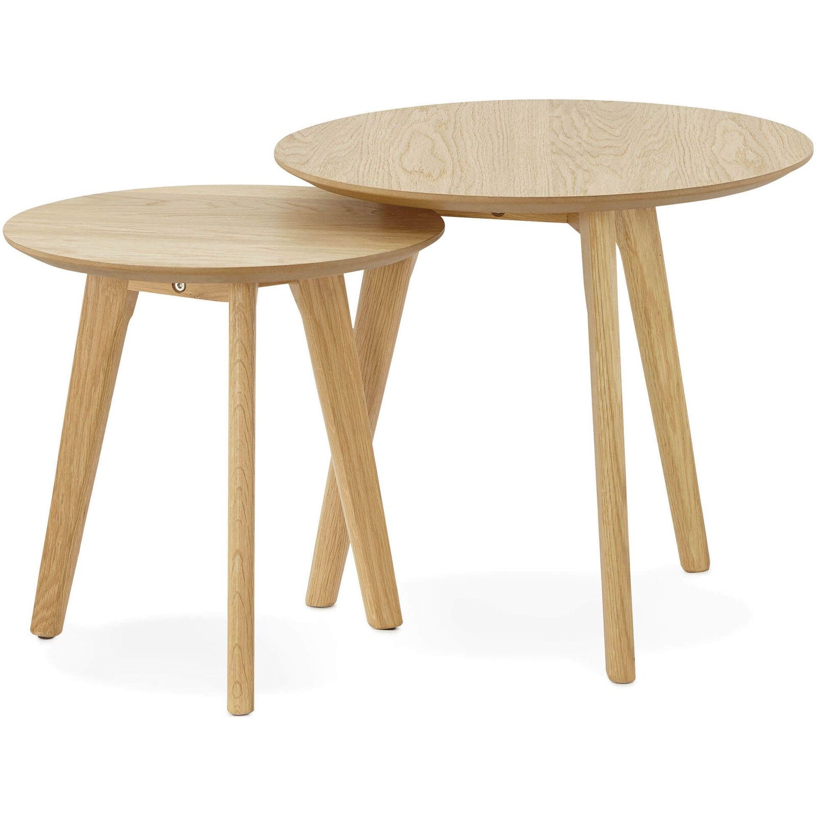tables gigognes bois chêne bois clair