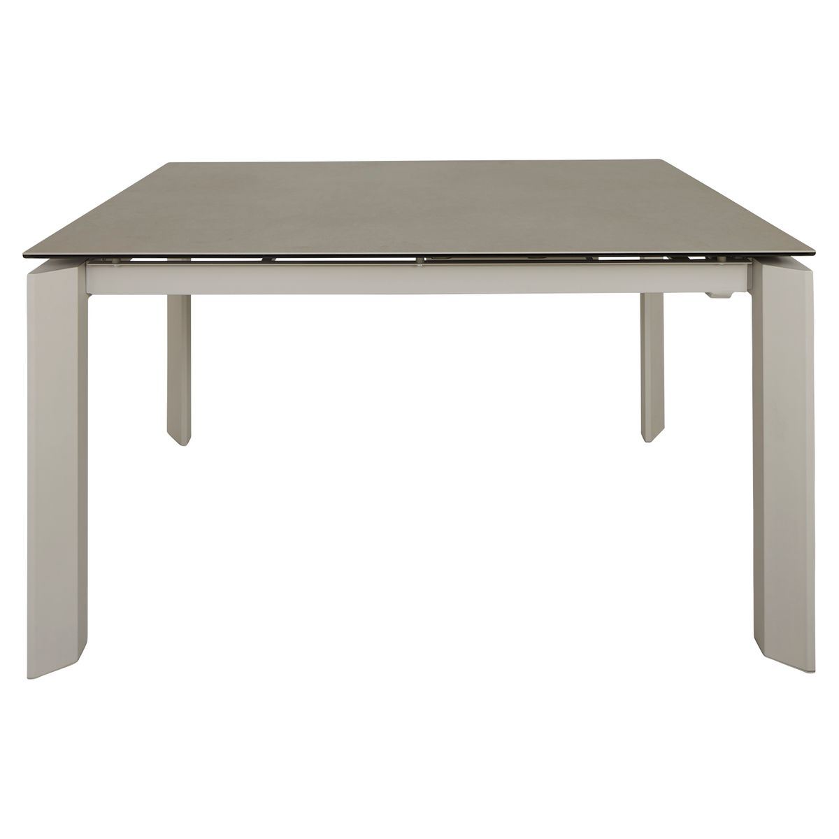 Table céramique extensible 140 x 90 cm avec allonge intégrée
