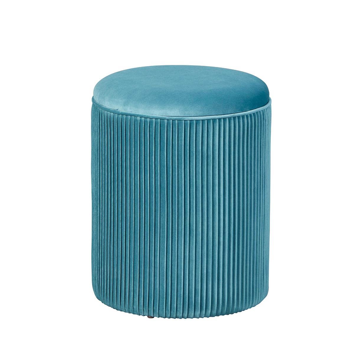 Pouf avec coffre de rangement bleu Pouf avec coffre de rangement bleu