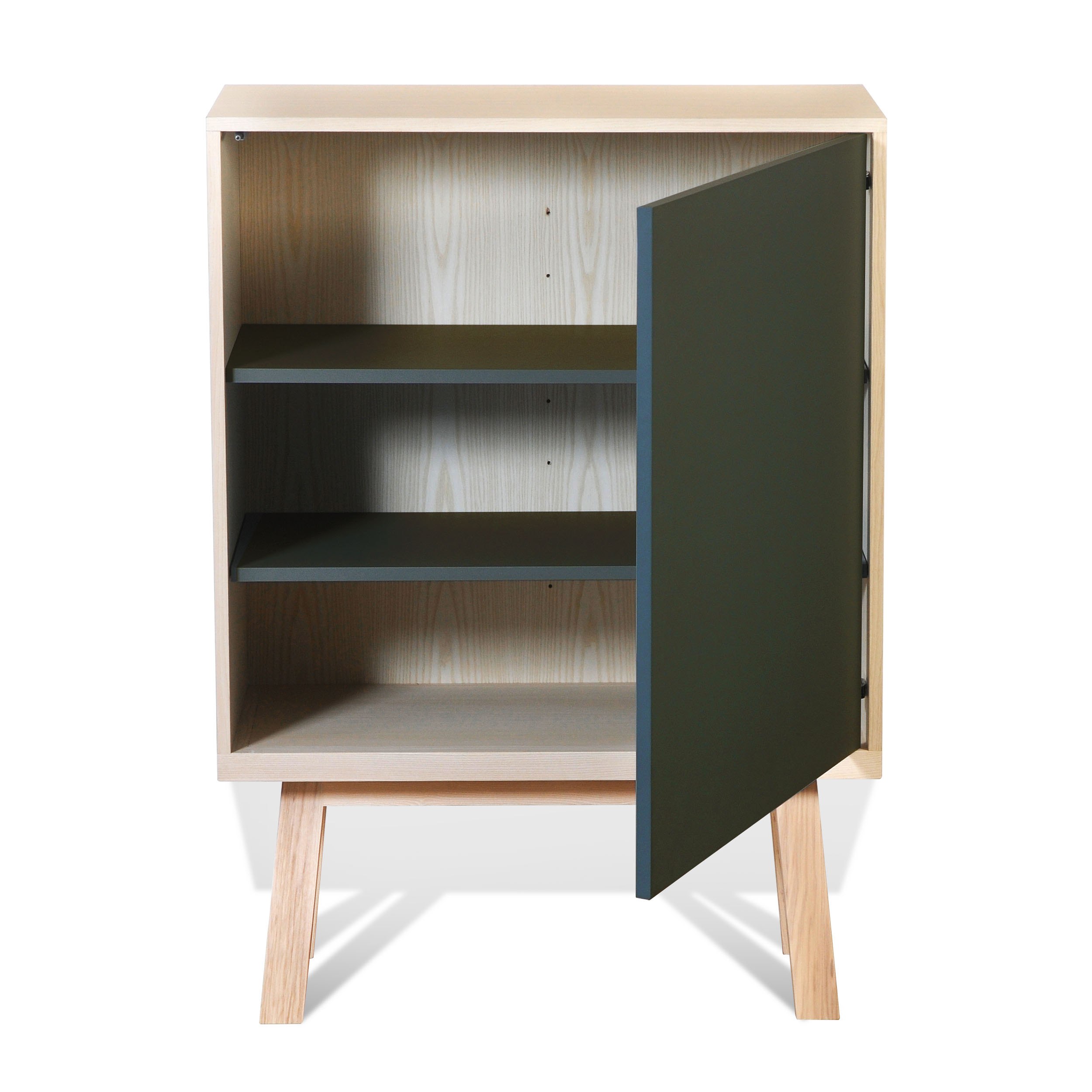 Armoire 1 porte de 90 cm de large, en frêne Armoire 1 porte de 90 cm de large, en frêne