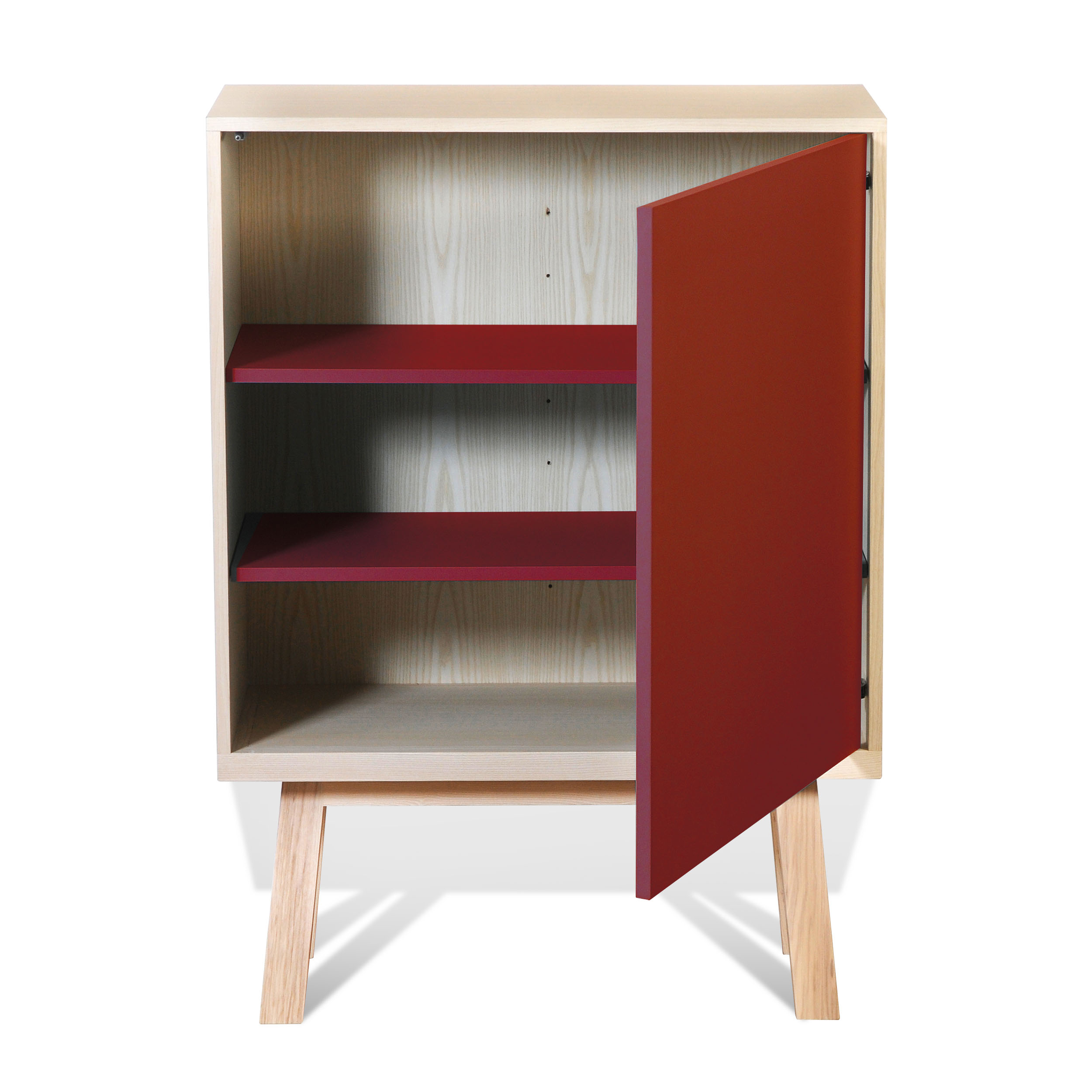 Armoire 1 porte de 90 cm de large, en frêne Armoire 1 porte de 90 cm de large, en frêne