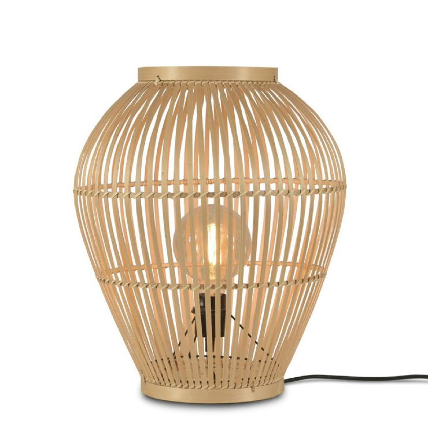 Lampe de sol bambou H50cm