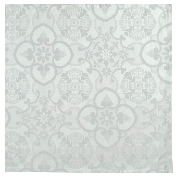 Serviette de table en 100% coton gris 47x47 (photo) Serviette de table en 100% coton gris 47x47