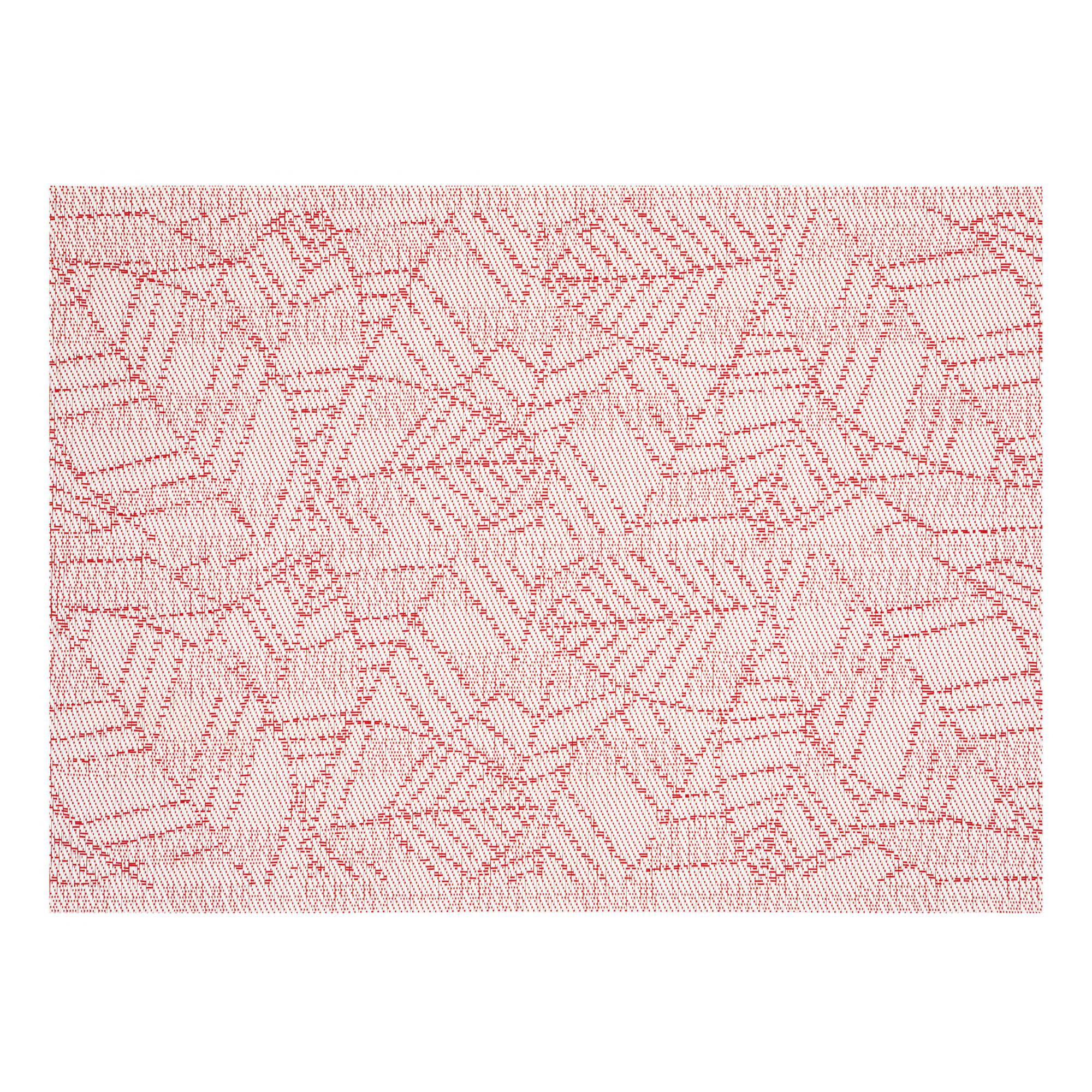 Set de table en polyester rouge 33 x 45 Set de table en polyester rouge 33 x 45