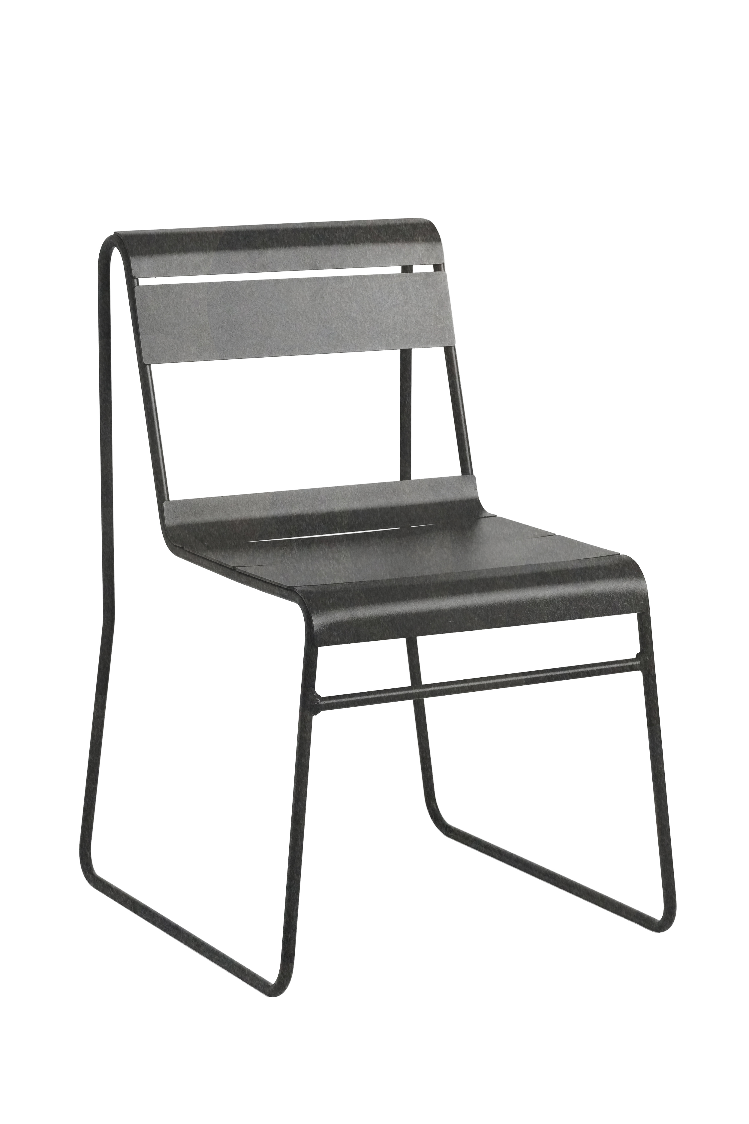 TOSCANA - Chaise en acier gris anthracite TOSCANA - Chaise en acier gris anthracite