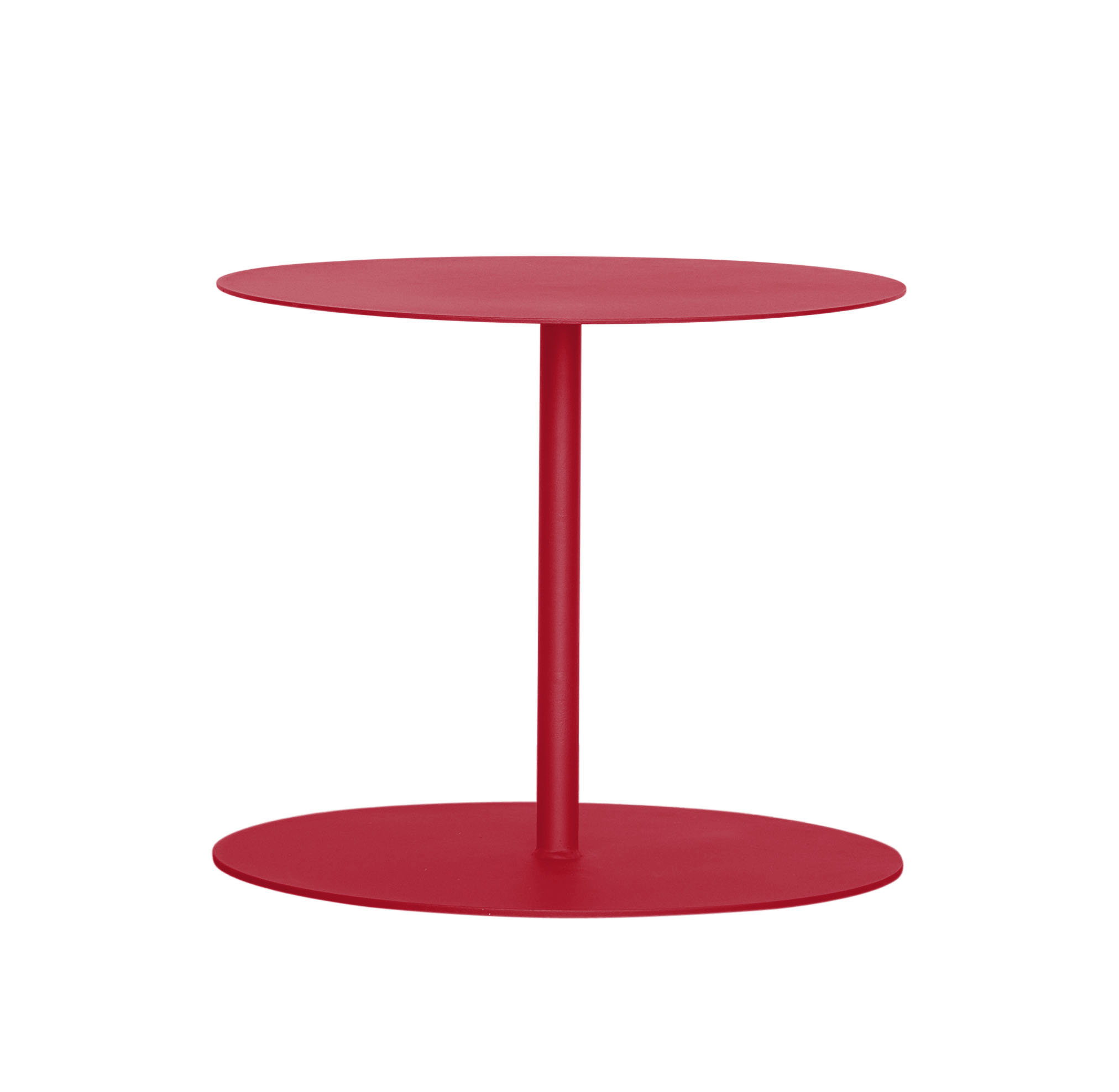 EIVISA - Table d'appoint en acier rouge D60 EIVISA - Table d'appoint en acier rouge D60