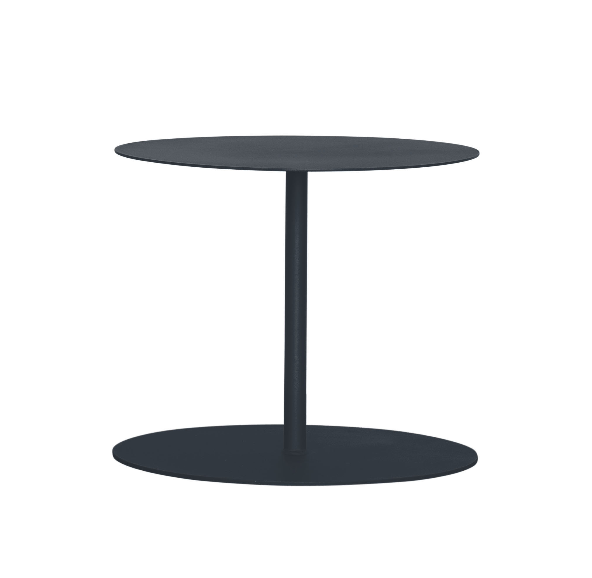 EIVISA - Table d'appoint en acier gris foncé D80 EIVISA - Table d'appoint en acier gris foncé D80