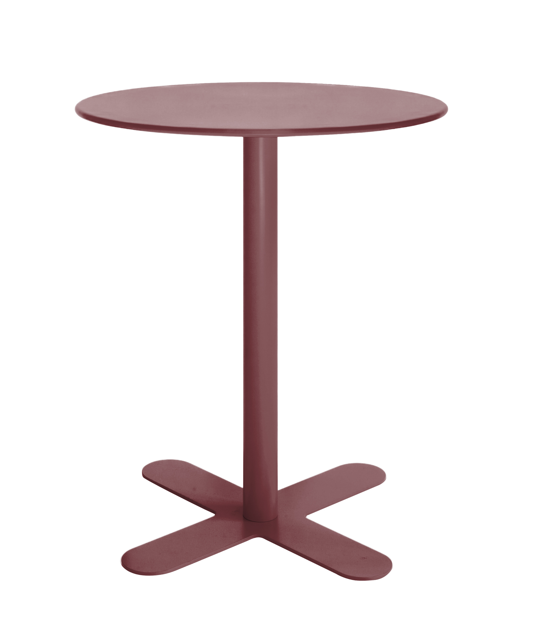 Table en acier rouge Table en acier rouge
