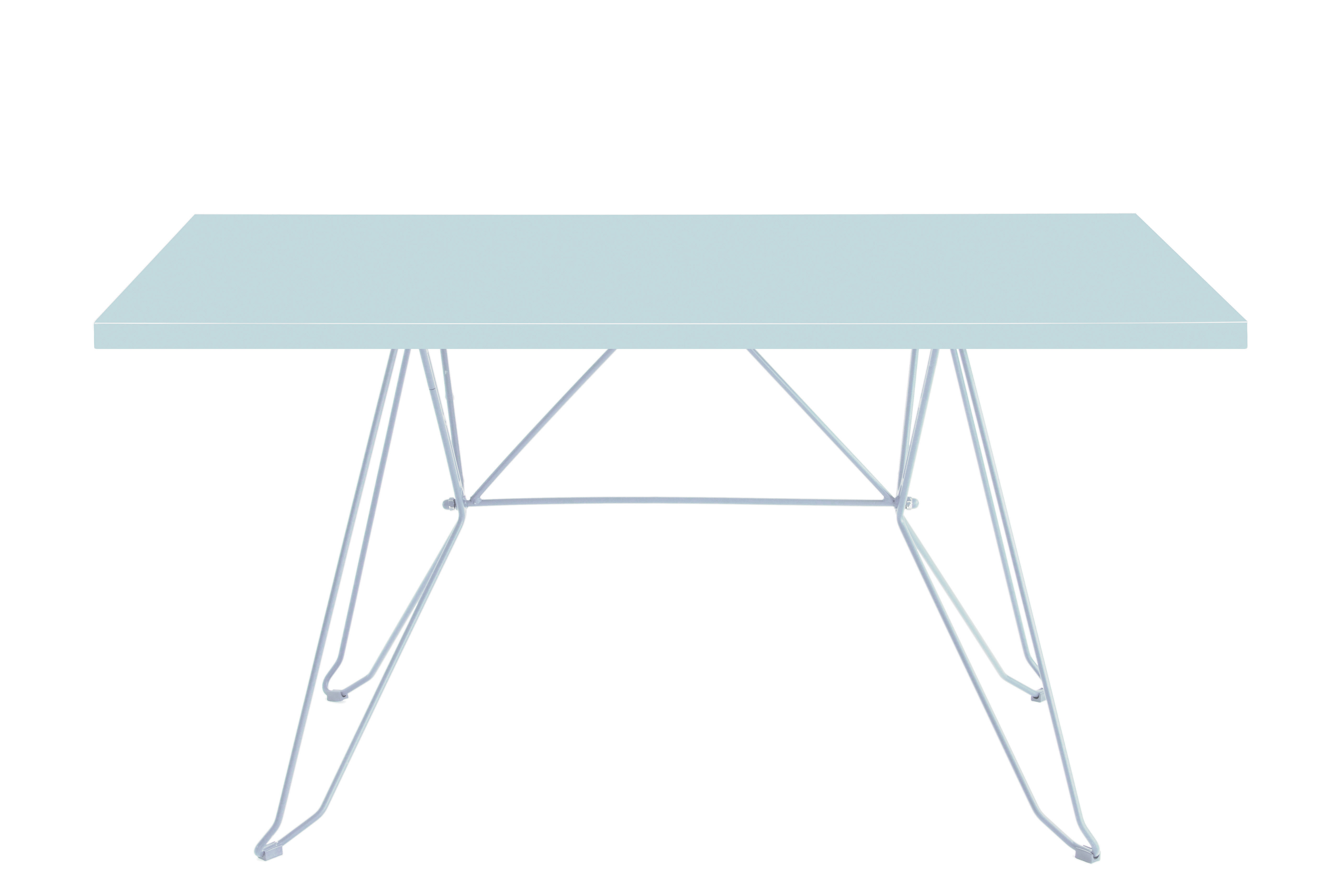CADAQUÉS - Table 4 places en acier blanc CADAQUÉS - Table 4 places en acier blanc