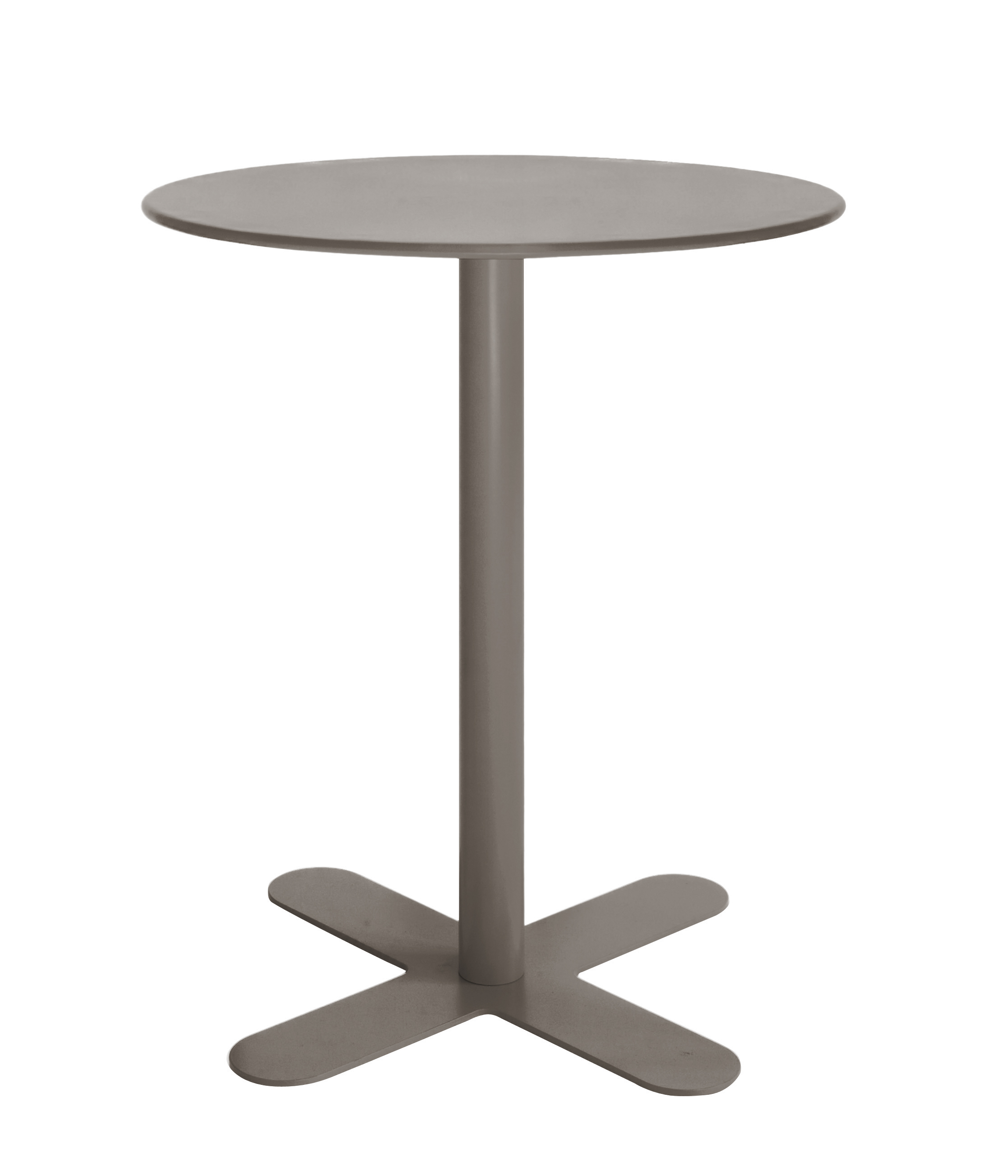 Table en acier gris