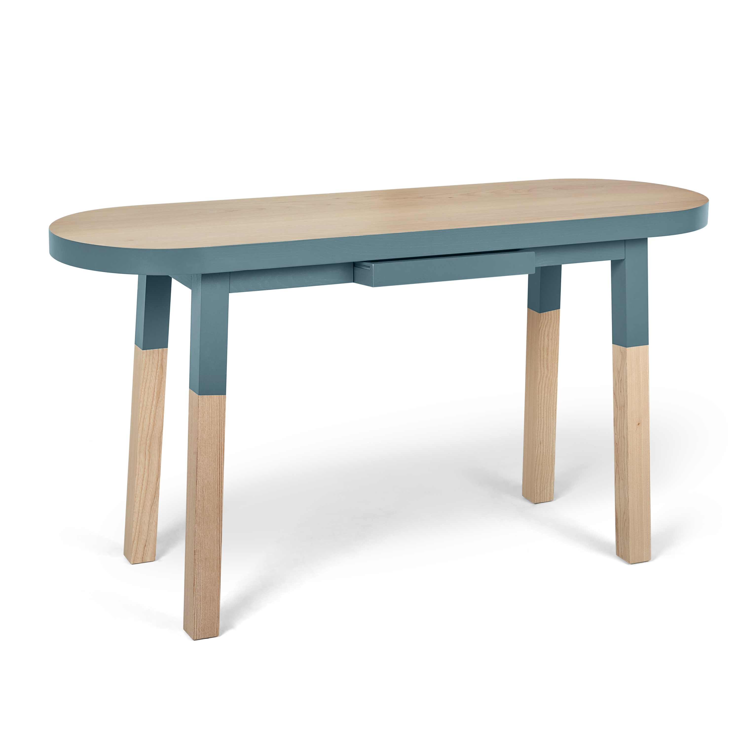 Console ovale 140 cm, 100% frêne massif Console ovale 140 cm, 100% frêne massif