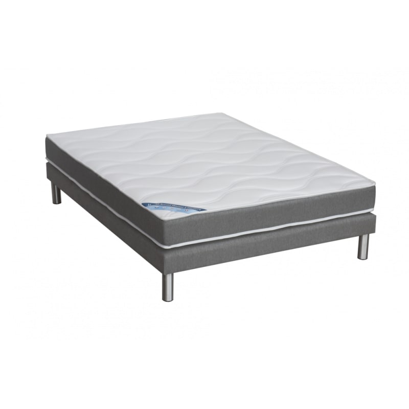 Ensemble matelas mémoire de forme HD sommier accueil moelleux 140x190 Ensemble matelas mémoire de forme HD sommier accueil moelleux 140x190