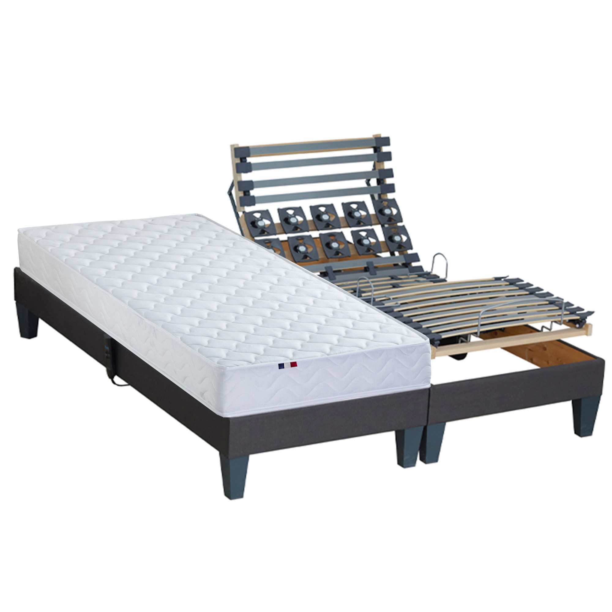 Ensemble relaxation accueil latex 2x80x200 (photo) Ensemble relaxation accueil latex 2x80x200