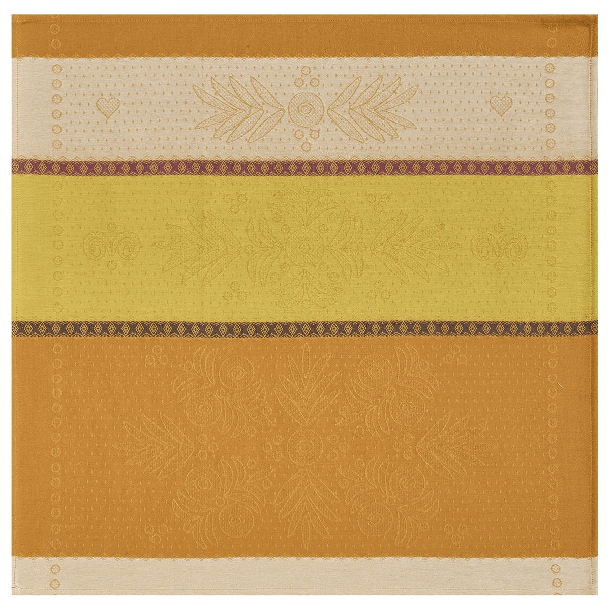 Serviette en coton miel 58 x 58 Serviette en coton miel 58 x 58