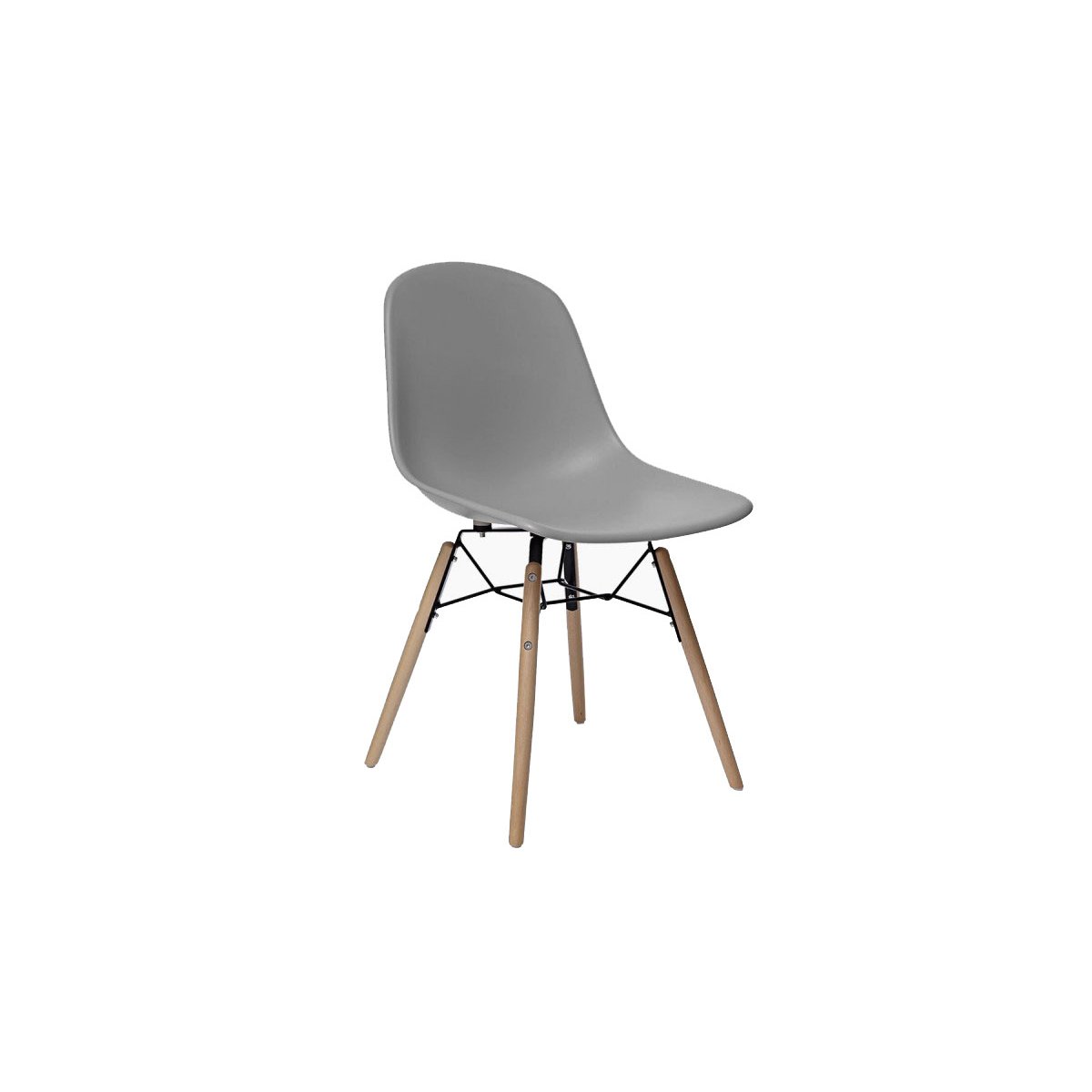 2 chaises scandinaves gris 2 chaises scandinaves gris