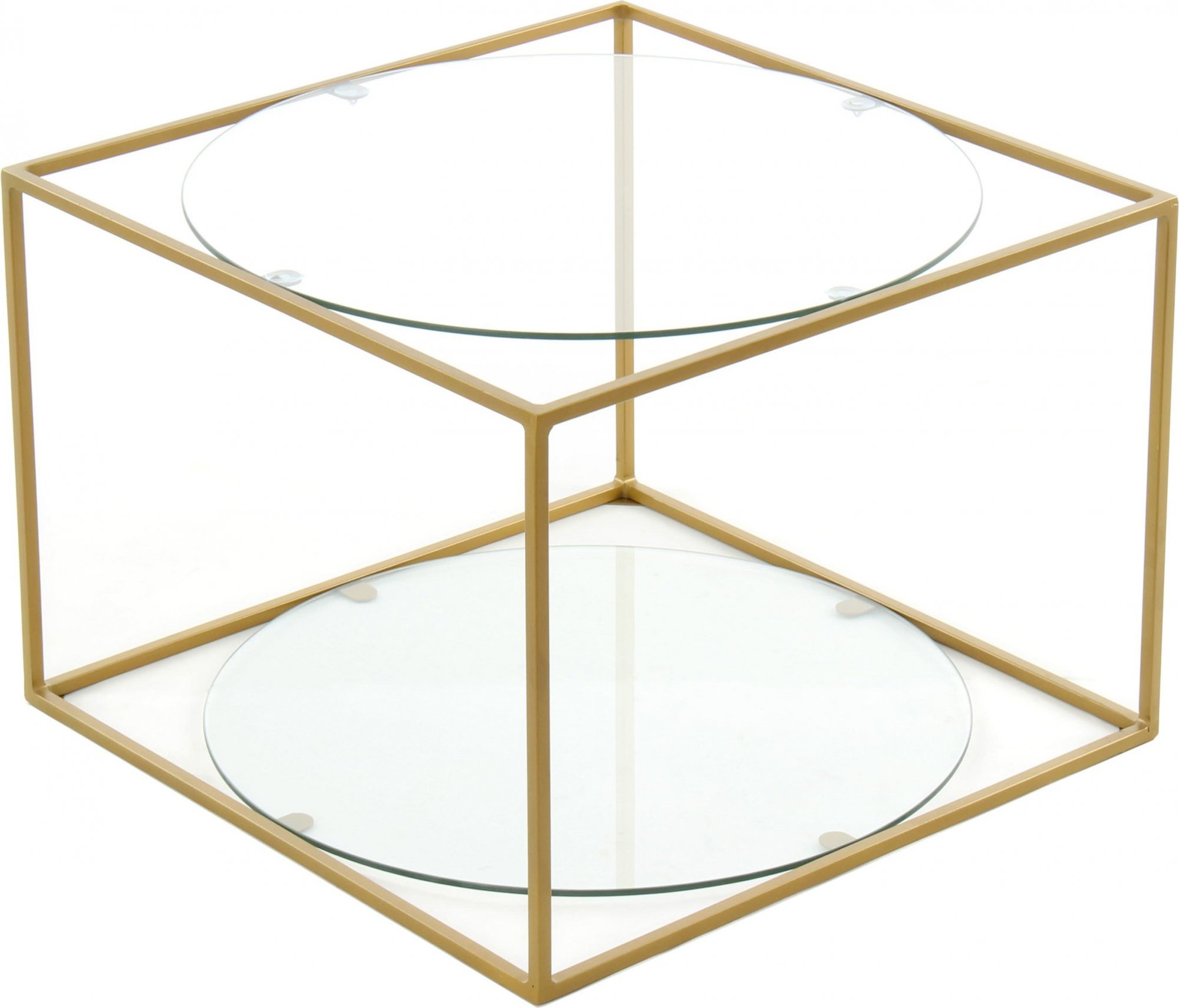 Table basse rectangulaire plateau verre l50cm