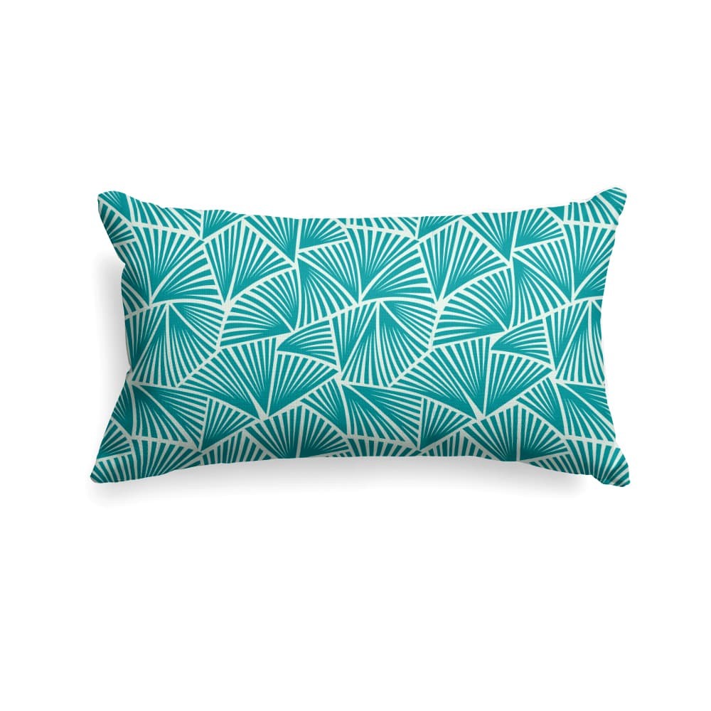 Housse de coussin vert 25x45 Housse de coussin vert 25x45